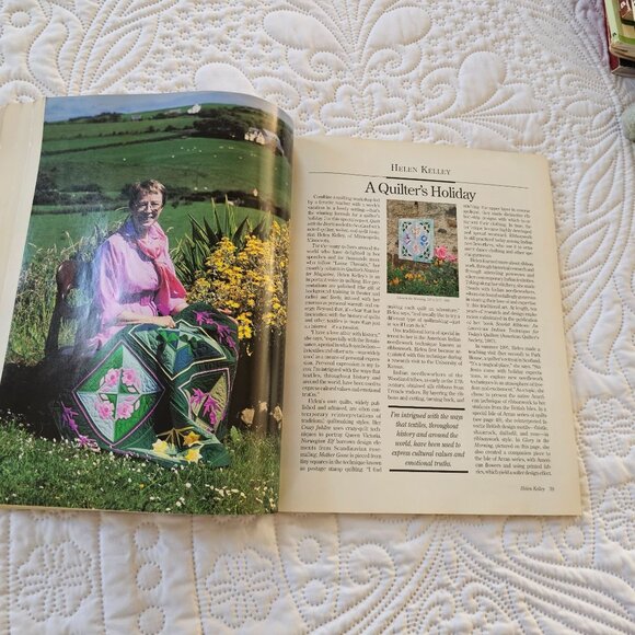 Leisure Arts "Quilt With The Best" 1992 Softcover Book, Techniques & Patterns - Picture 6 of 12